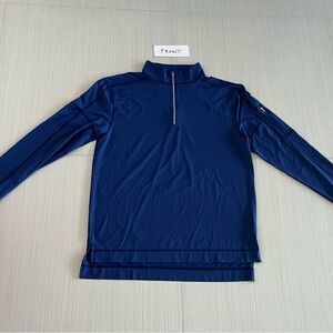 Navy Blue Quarter-Zip Pullover